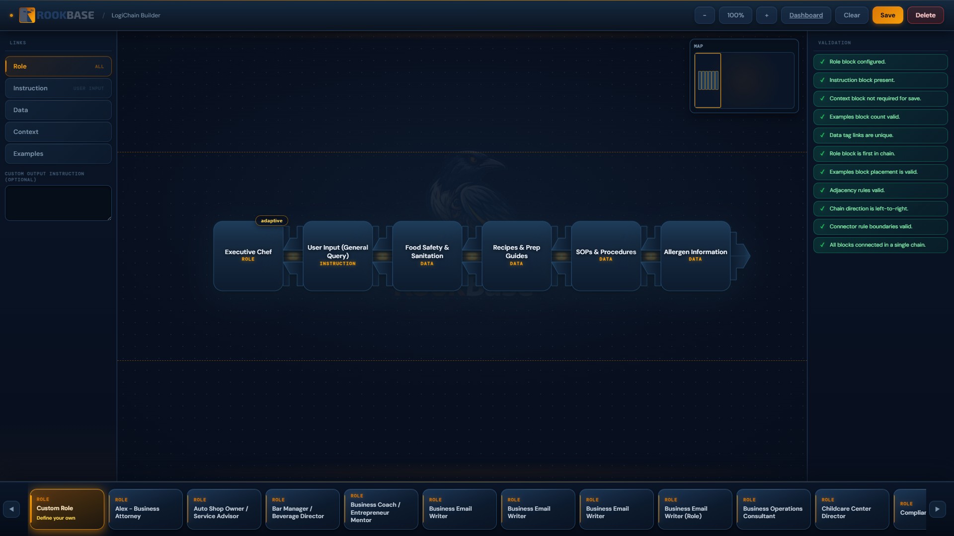 LogiChain™ agent builder