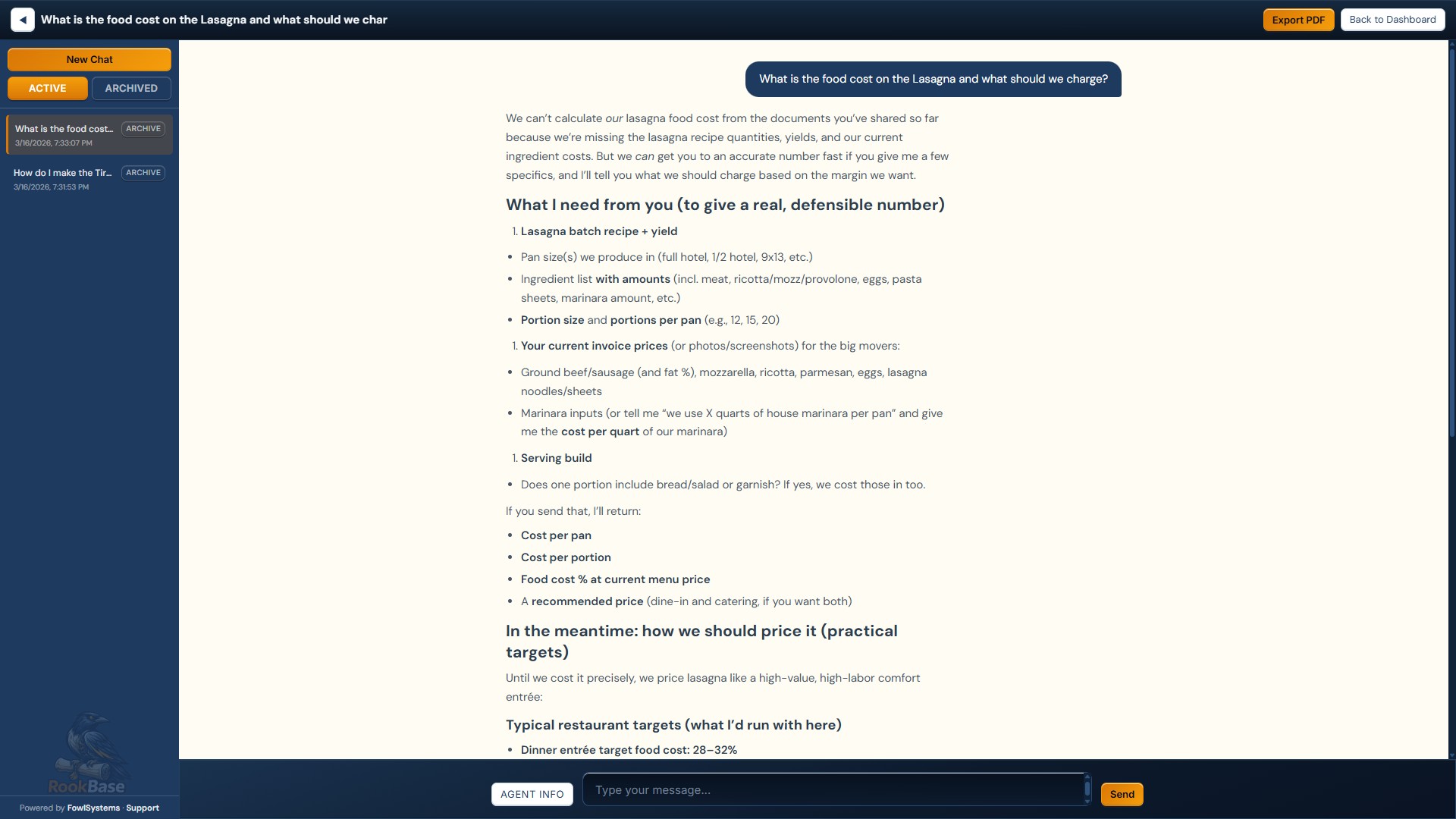 No hallucination policy